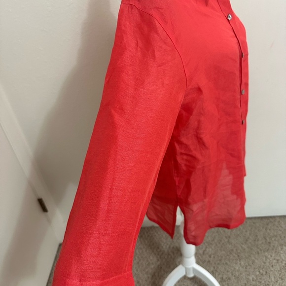 Chicos Button Up Lorena Shirt Womens Sz Medium (2) - Picture 4 of 8